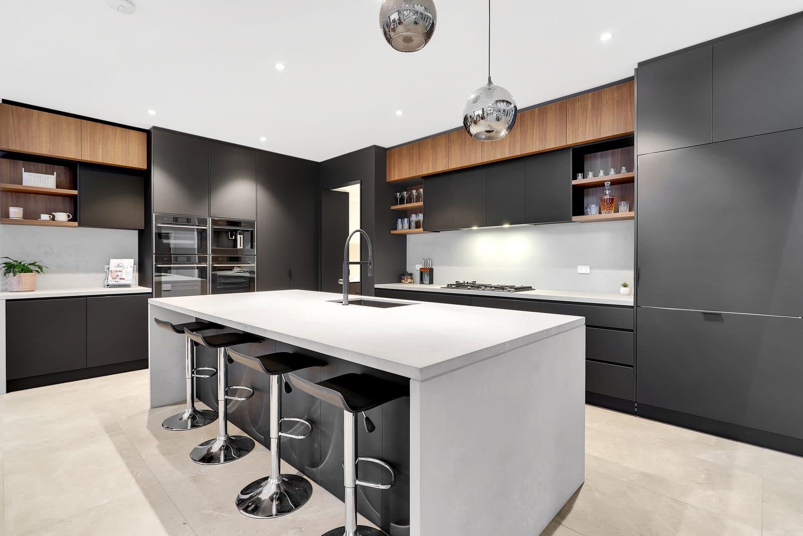 Dramatic industrial sophistication - custom industrial kitchen in Greater Sydney by Kitchen Envy